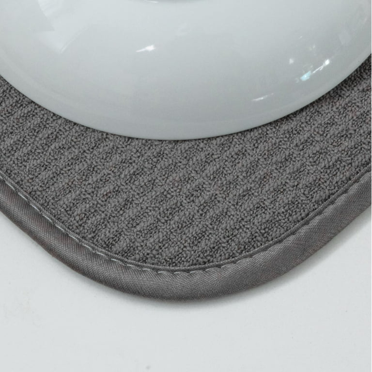 Sinland Microfiber Table Cushion Pad Waffle Weave Dish Drying Mat