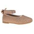 thumbnail image 2 of Kensie Girl Little Kids Ballerina Flats, Rose Gold, 13, 2 of 8