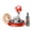 Red, variant on Solar Powered Rotating Soccer Ball Car Diffuser - Instant Fresh Scent 360°Aromatherapy Diffuser - Football Decor for Dashboard Personalized Car Ornament & Air Purifier - Color C