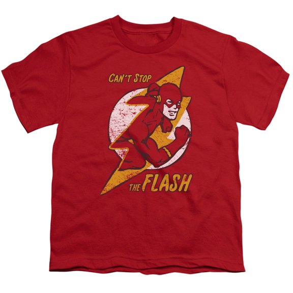 Dc Flash - Flash Bolt - Youth Short Sleeve Shirt - Small