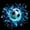 Black Neon Blue, variant on Manfei Sport Twin Sheets, Soccer Bedding, Dark Blue Cyan 3-Piece(1 Flat Sheet, 1 Fitted Sheet and 1 Pillowcase)