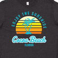 thumbnail image 4 of Inktastic Summer Enjoy the Sunshine Cocoa Beach Florida in Blue Youth T-Shirt, 4 of 5