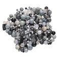 thumbnail image 2 of Kit para hacer joyas, accesorios de joyería DIY, pulsera DIY, cuentas de vidrio mixtas de 30 g Negro, 2 of 9