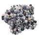 thumbnail image 2 of Kit para hacer joyas, accesorios de joyería DIY, pulsera DIY, cuentas de vidrio mixtas de 30 g Negro, 2 of 9