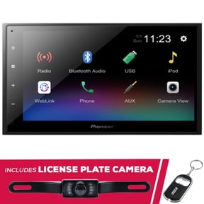 Restored Pioneer DMH-341EX 6.8" Multimedia Receiver with License Plate Camera (Refurbished)