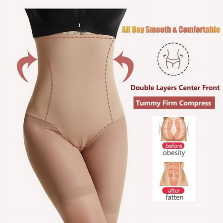 Lilgiuy Fashion Saving Woman s Body Shaping Girdle Panty Body Sculpting Pants Women s Mid-waist Abdomen Pants High-waist Leggings Pants Shorts
