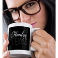 thumbnail image 2 of 3drose, American Cities - Houston Texas White Text on Black, 15oz Mug, 2 of 6