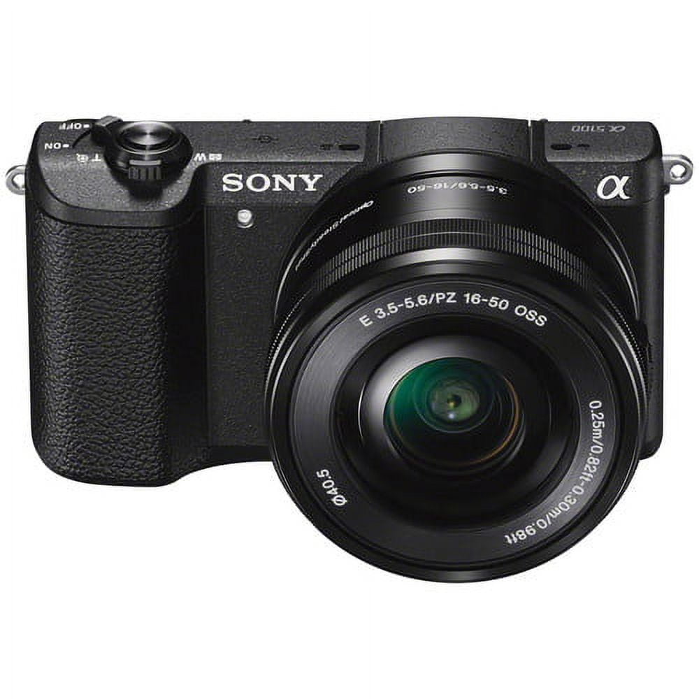 Sony Alpha a5100 Mirrorless Camera w/ 16-50mm lens - Black
