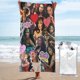 thumbnail image 1 of Toalla de playa Gal Gadot, suave, de secado rápido, resistente a la arena, para piscina, yoga, gimnasio, camping, toallas de baño ligeras, regalo para niños, niñas, niños y adultos, 31,5 x 63 pulgadas, 1 of 8