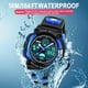 thumbnail image 4 of Dodosky Boy Toys Edad 5-12, LED 50M Relojes deportivos digitales impermeables para niños Regalos de cumpleaños Regalos para niños de 5-13 años - Azul, 4 of 5