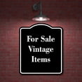 thumbnail image 2 of For Sale Vintage Items BLACK Aluminum Composite Sign 15''x18'', 2 of 9