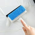 thumbnail image 6 of Dual Sided Window Cleaner 7 Inch Rubber Squeegee with Scrubbing Sponge Professional Streak Free Tool for Home Car Glass Cleaning 48g, 6 of 9