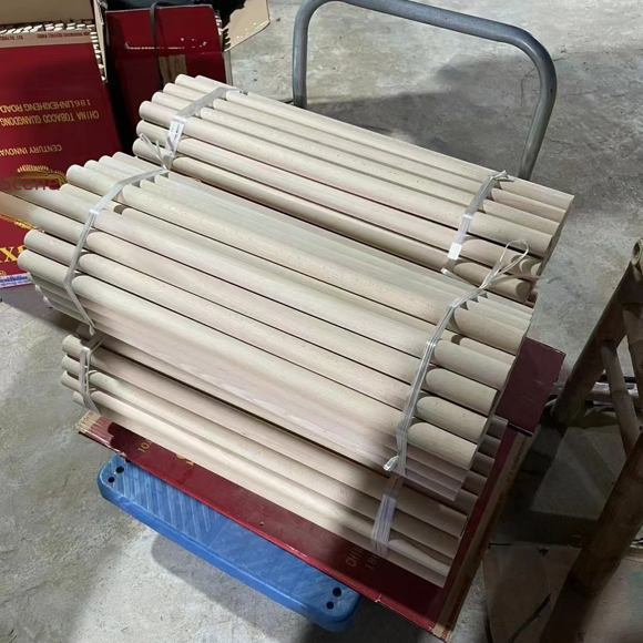 Tiras de madera de haya para bricolaje, palitos redondos macizos, palitos redondos, palitos finos, tiras decorativas de haya, cuerda de algodón tejida para tapiz