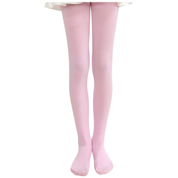 XZNGL Kids Baby Girls Thin Childrens Dance Socks Solid Color Cute Performance Ballet Girls Pantyhose