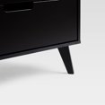 thumbnail image 4 of Miekor Furniture Mid-Century Hans 6-Drawer Dresser with Cut-Out Handles, Black B5A1825, 4 of 5