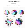 thumbnail image 2 of 1pcs French Smile Line Edge Trimmer Cutter Acrylic Nail Tips Mold Guides Stainless Steel Nails Template Manicure Tools, 2 of 8