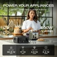 thumbnail image 4 of EF EcoFlow Portable Power Station RIVER 3, 245Wh LiFePO4 Battery Power Station, 300W Surge to 600W AC Output, <20 MS UPS & <30 dB, 1Hr Fast Charging Solar Generator for Outdoor/Camping/Home Use, 4 of 9
