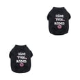 thumbnail image 1 of Ropa para mascotas Abrigo para mascotas Fácil Adorable Divertido Llamativo Perros Camisas Reutilizable Cachorro Jersey Impreso Cartas Type1 NO1 Greeniant, 1 of 6