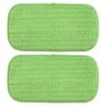 thumbnail image 1 of 2PCS Wet/Dry Flat Mop Cloth Microfiber Floor Mop Replacement for Sweeper Machine Washable Easy to Re, 1 of 5