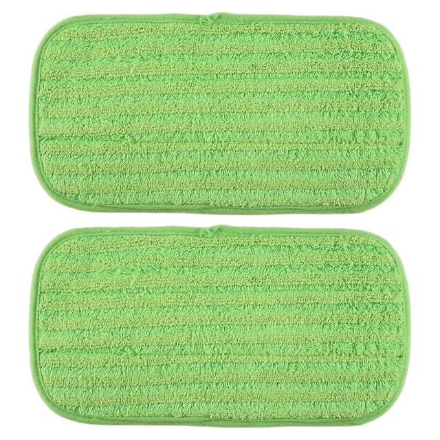 2PCS Wet/Dry Flat Mop Cloth Microfiber Floor Mop Replacement for Sweeper Machine Washable Easy to Re