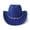 Blue, variant on Western Cowboy Hat for Kids Boy Girl Classic Cowboy Cowgirl Dress Up Hat with Sequin Decorative
