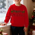 thumbnail image 5 of YunPes Kids Boys Girls Christmas Santa Sweatshirts Fleece Hoodies Funny Reindeer Graphic Long Sleeve Xmas Sweatshirt, 5 of 6