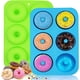 thumbnail image 1 of Molde para donas antiadherente 2 donas de silicona para 6 donas de tamaño completo fácil de cuidar compatible con lavavajillas y microondas, 1 of 5