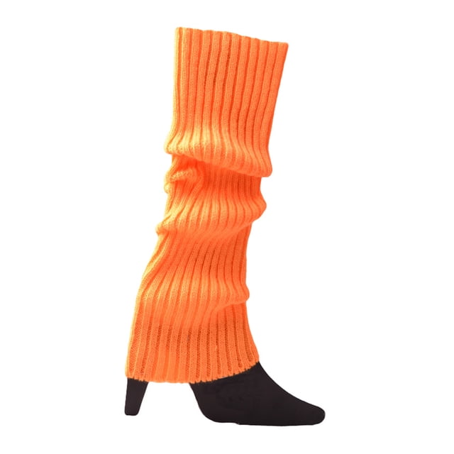 ITFABS Women Leg Warmers, Solid Color/Rainbow Stretch Knitted High Socks