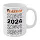 thumbnail image 1 of Puntoco Liquidación de suministros de cocina Taza de café de cerámica de 350 ml para graduados de doctorado de universidades 2024, 1 of 2