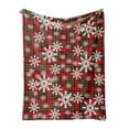 thumbnail image 2 of Neoyler Christmas Flannel Blanket Reindeer Snowflake Soft Cozy Throw for Couch and Bedroom Holiday Gift Suit for Women Warm Plush Nap Blanket Easy Care 39.4x29.5in Multicolor, 2 of 6