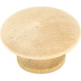 thumbnail image 1 of KNOB CABINET 1-1/2IN BRICH WD, 1 of 2