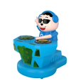 thumbnail image 1 of DJ handsome Divertido robot de plástico para diversión/truco, alivia el estrés, regalo de cumpleaños para niños, 1 of 5