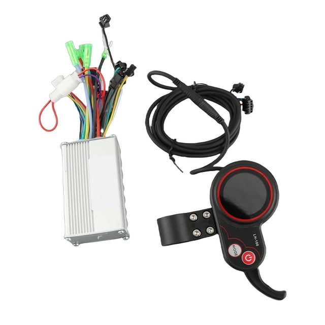 Panel De Control De Pantalla LCD Scooter Eléctrico Con Accesorio De Interruptor De Para Bicicleta Eléctrica, Impermeable Y Resistente