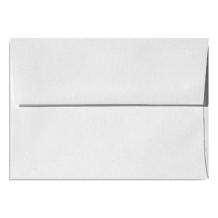 UPC: 0848614205783 | LUX A4 Invitation Envelopes (4 1/4 x 6 1/4) 250/Box White Linen (4872-WLI-250)