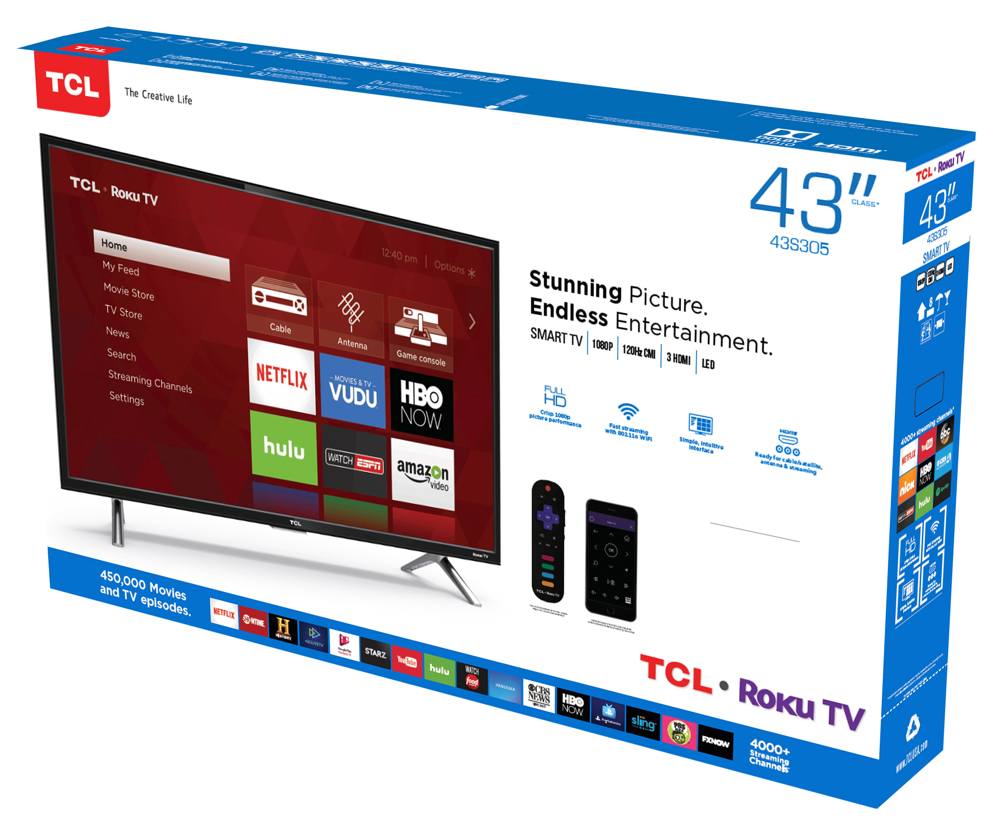 Тсл 43 купить. TCL 43s5200. TCL 43s5200 обзор. Телевизор TCL 49s305 48.5" (2017).