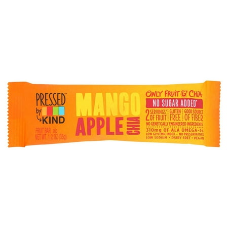 - Kind Fruit And Chia Bar - Mango Apple Chia - Pack of 12 - 1.2 Oz