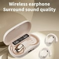thumbnail image 5 of Wireless Earbuds True Wireless Bluetooth 5.3 Earphones With Wireless Charging Sweat With Bluetooth Headset - Beige, 5 of 6