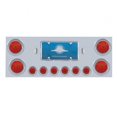 thumbnail image 2 of United Pacific 34566 Tail Light Panel   Stainless Steel, Rear Center, With, 2 of 4