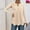 Beige, variant on Casual Tops for Women Henley Waffle Knit Green Peplum Knit Shirts Long Sleeve Fall Spring Shirts Holiday Party Tops for Women M