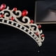 thumbnail image 2 of Zhuge Tiara de boda para novia, diadema de princesa, corona de novia, joyería para el cabello con diamantes de imitación de cristal, decoración para novia, cumpleaños, graduación, boda (verde claro), 2 of 4