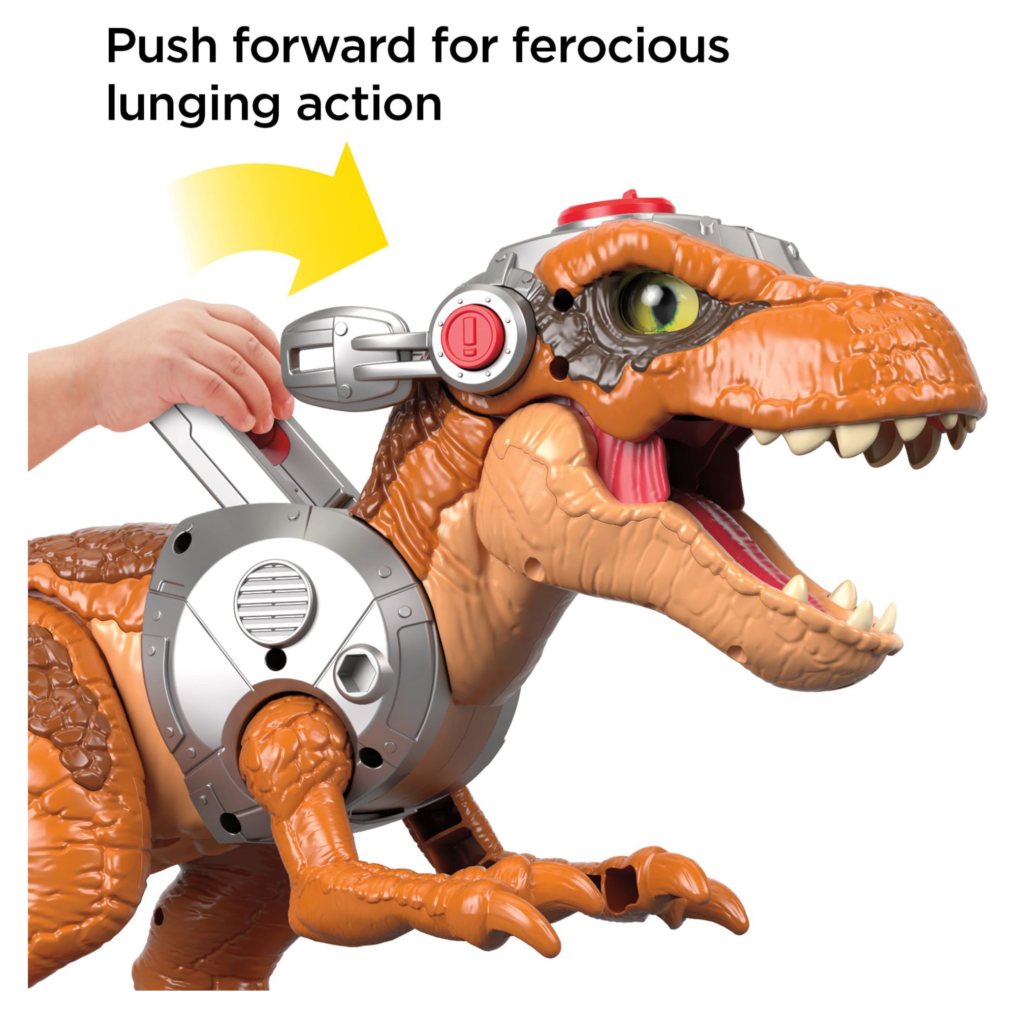Imaginext Jurassic World Owen Grady and T. Rex Dinosaur Toy, 7-Piece set, with Lights & Motion - image 5 of 9