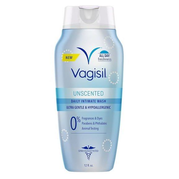 Vagisil Daily Intimate Wash Unscented 12 Ounce (Pack of 2)