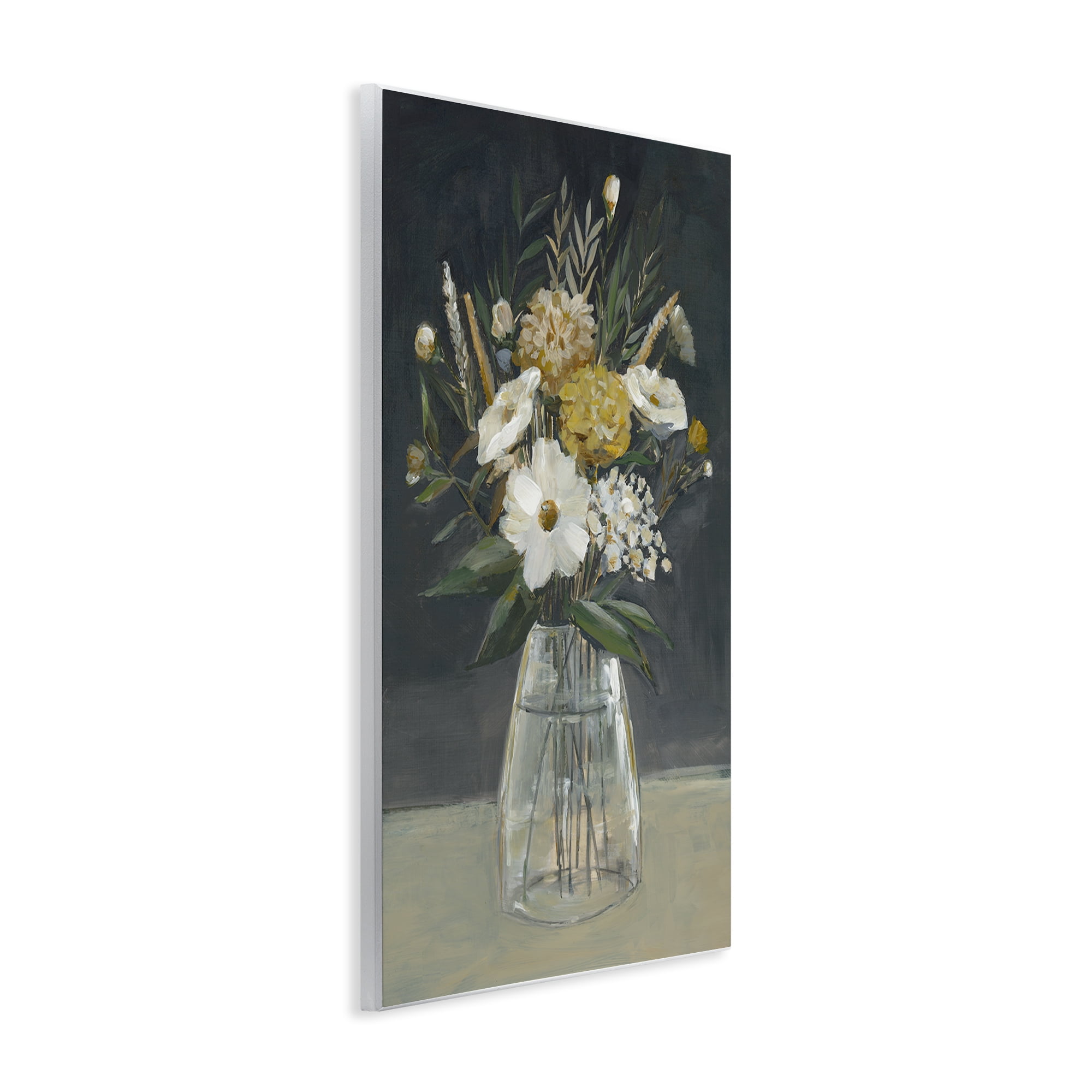 Stupell Industries Earthy Blooms Still Life Plants & Flowers Painting Unframed Art Print Wall Art, 13 x 19