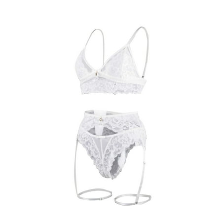 

Lingerie Suspender Lace Body Shaping Split Suit For Women