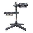 thumbnail image 1 of Cuencos Elevados Ajustables Para Perros, Soporte De Comedero Elevado De Altura Personalizable Con 2 Cuencos De Acero Inoxidable, Estación De Alimentación Para Perros Grandes,, 1 of 7