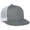 Heathered Grey/white, variant on Outdoor Cap OC510HP Rounded Flat Visor-Black/White/Black