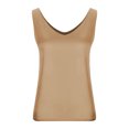 thumbnail image 4 of BLVB Womens Silk Satin Tank Tops V Neck Dressy Casual Cami Sleeveless Camisole Blouses Summer Basic Tank Shirt, 4 of 6