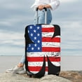 thumbnail image 7 of Yiaed American St Patrick's Day Print Travel Luggage Cover Suitcase Protector Covers Elastic Luggage Anti-scratch(No luggage included）-Large, 7 of 7