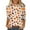 QR2-Beige, variant on Thanksgiving Shirts for Women 3/4 Length Sleeve Womens Tops Funny Turkey Graphic T Shirts Casual Crew Neck Family Party Tunic Top