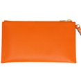 thumbnail image 2 of Michael Kors, Women's Classic Pebbled Leather Wristlet Pouch, Poppy, 2 of 4
